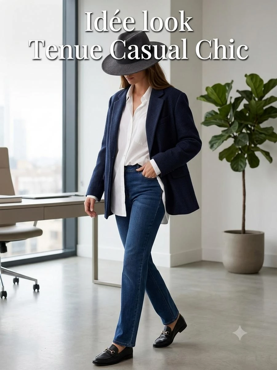 👧Jean Weinberg azul crudo - Corte recto - Talla 44 – photo 6
